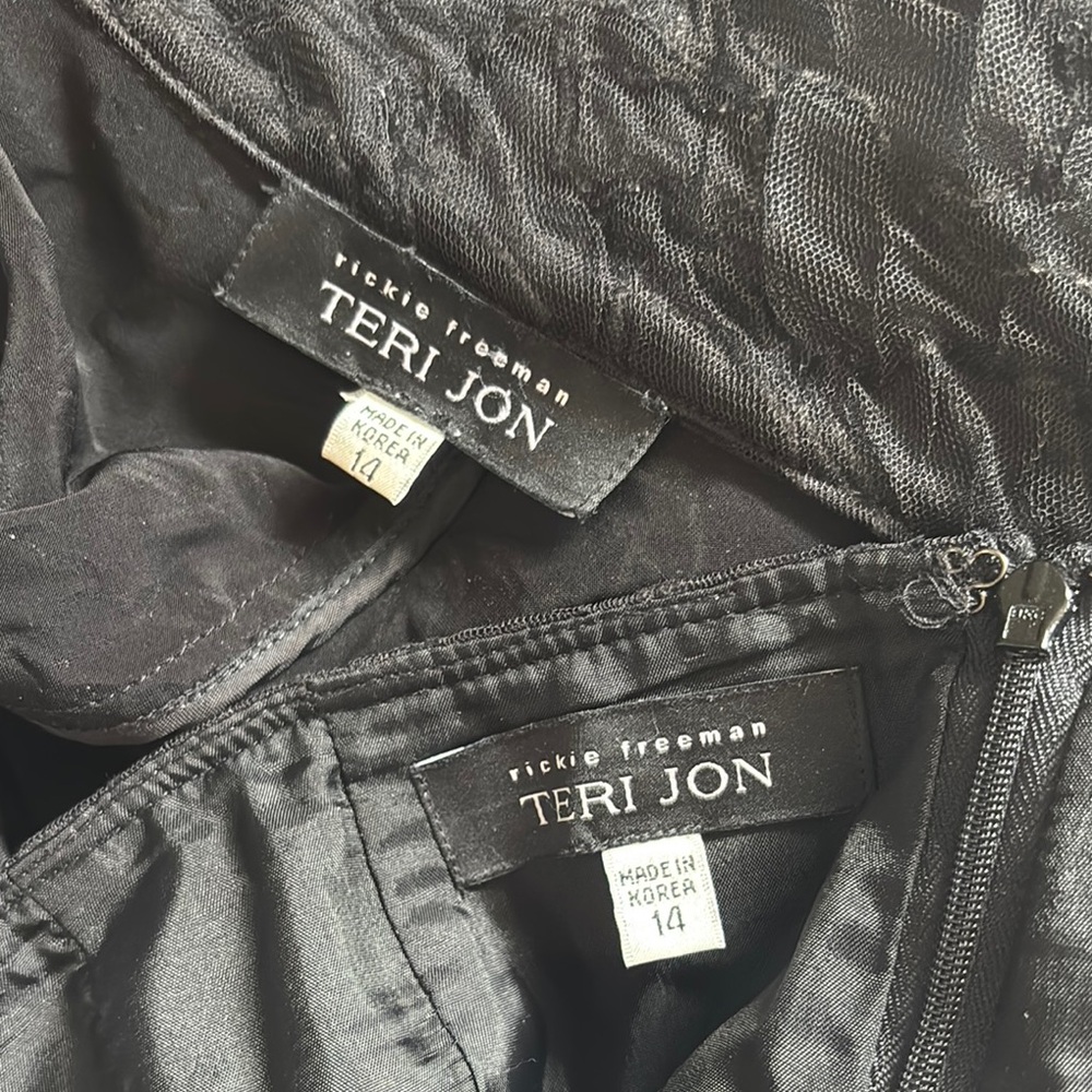 Teri Jon Rickie Freeman Two Piece Skirt Set Size 14 - Picture 2 of 15